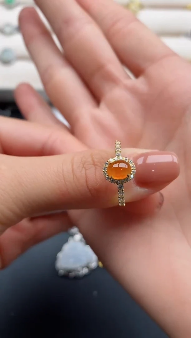 银S925镶嵌戒指翡翠44444444+2