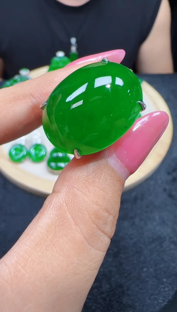 未镶嵌定制翡翠翡翠戒指123