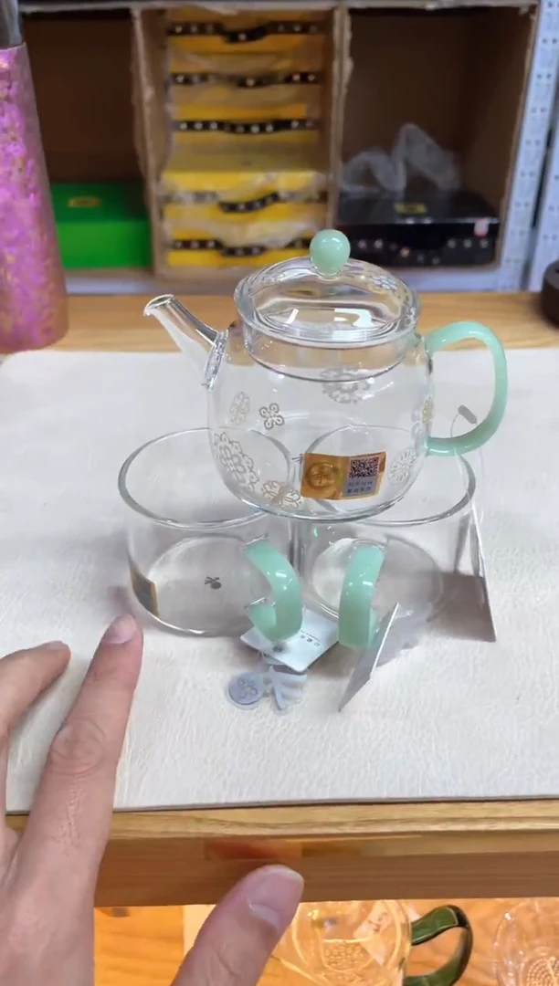 皮球花言卿壶浅玉+清禾杯浅玉