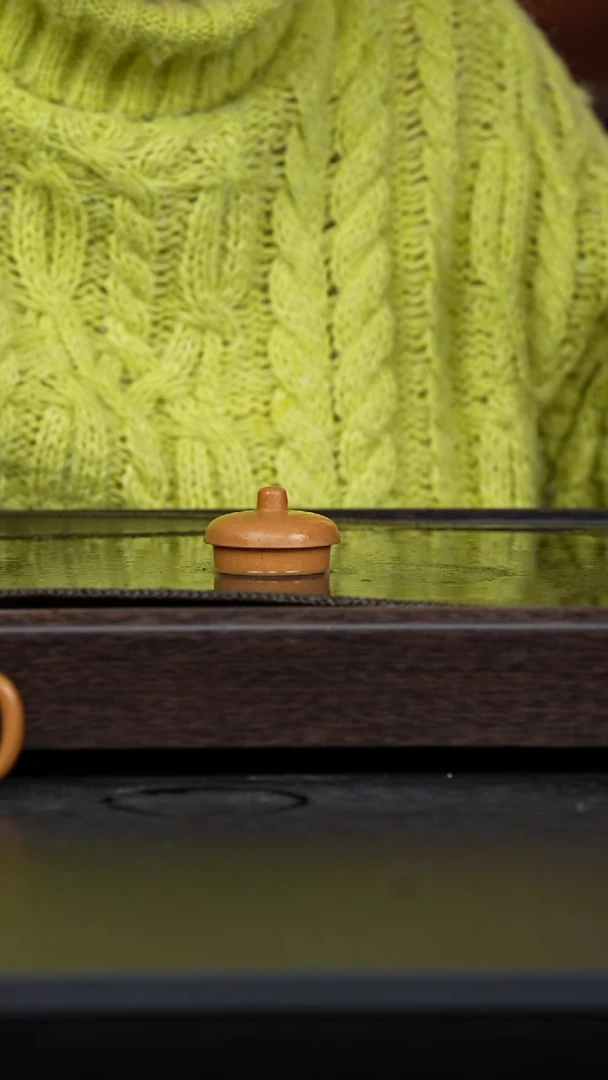 【闪购商品】紫砂茶壶老黄金段泥一颠刻绘  达摩百衲