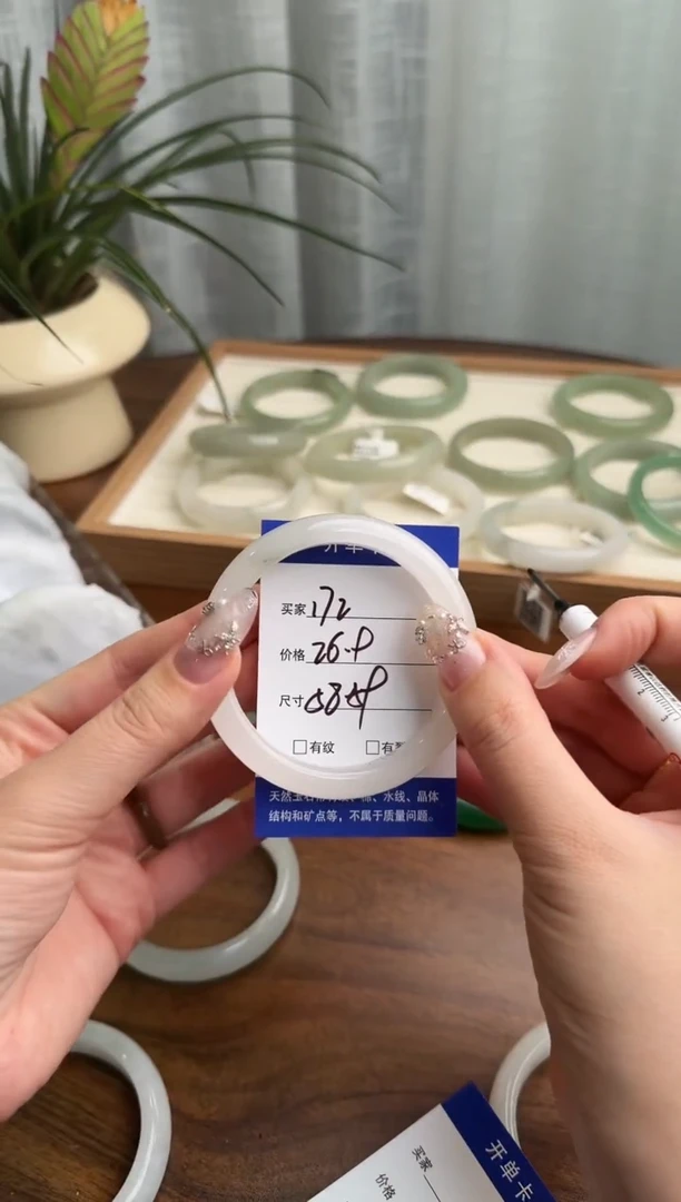 未镶嵌手镯石英质玉172