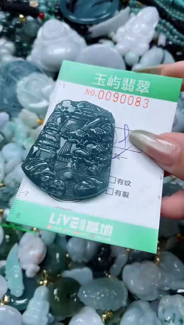 【闪购商品】翡翠颈饰未镶嵌闪购0090083多样性发其一