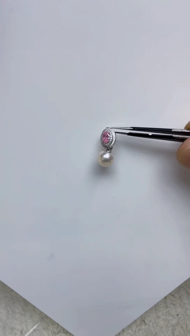 颈饰银S925镶嵌海水珍珠