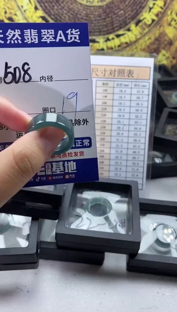 未镶嵌戒指翡翠508