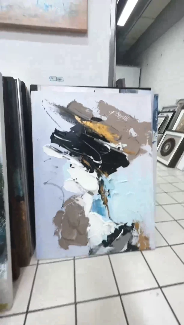 168现代艺术油画装饰画75cm*100cm