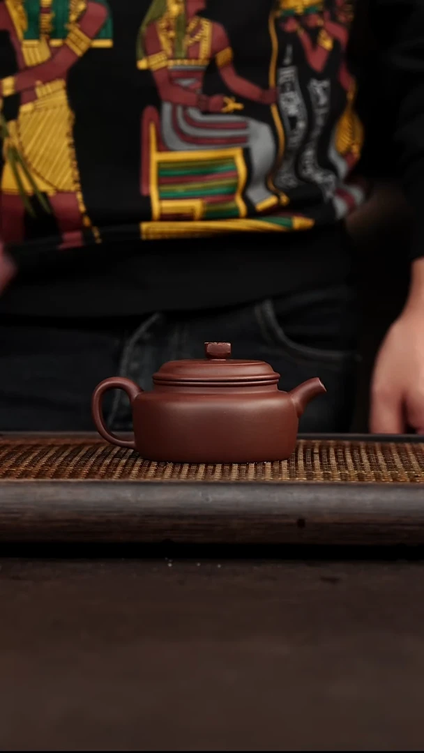 紫砂茶案宜兴悦茗壶紫砂  紫泥  德钟