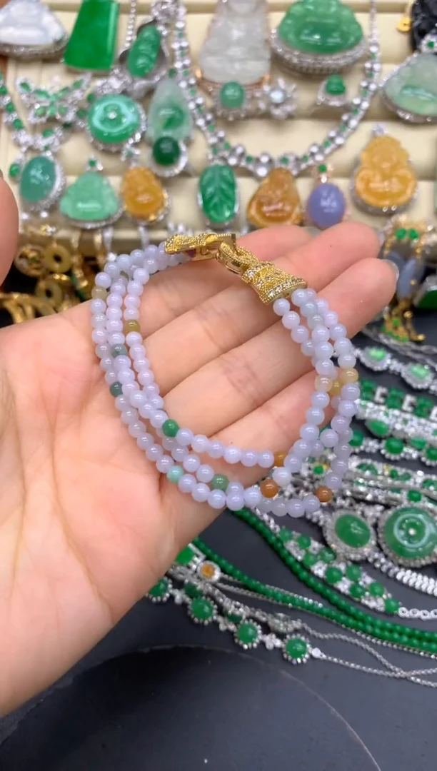 【闪购商品】翡翠手串未镶嵌34-中国好珍宝