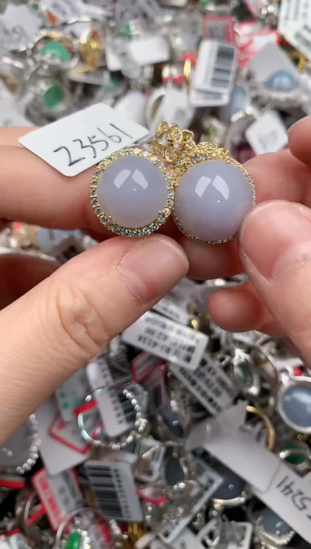 银S925镶嵌戒指翡翠777     2