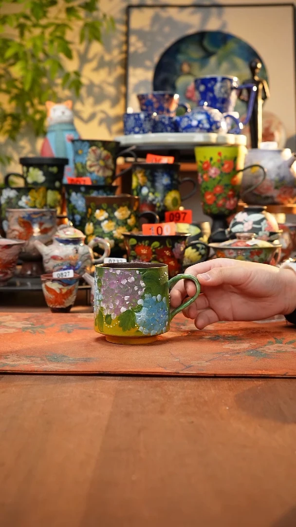 瓷片景德镇手工手绘965