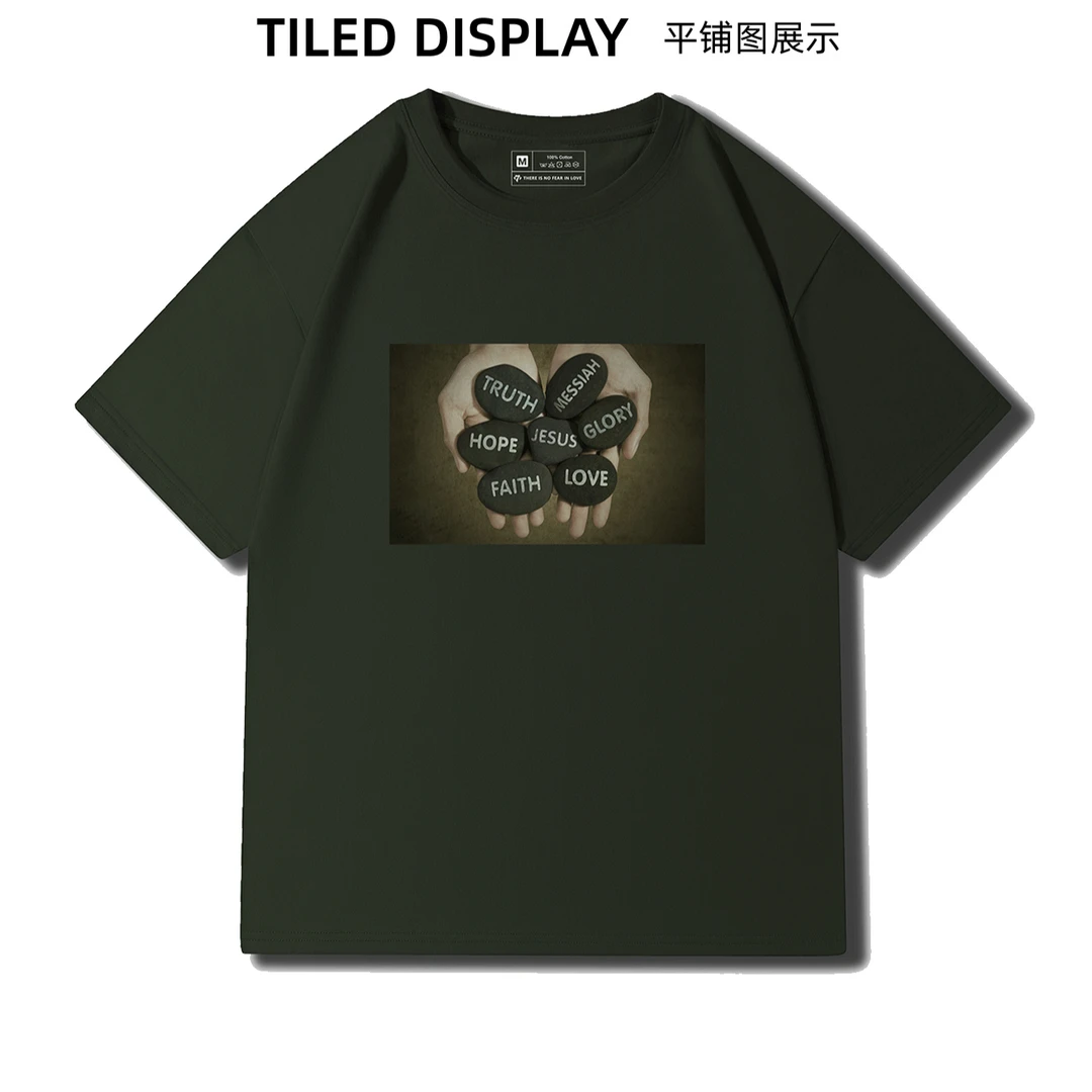 新款墨绿色品格系列T恤