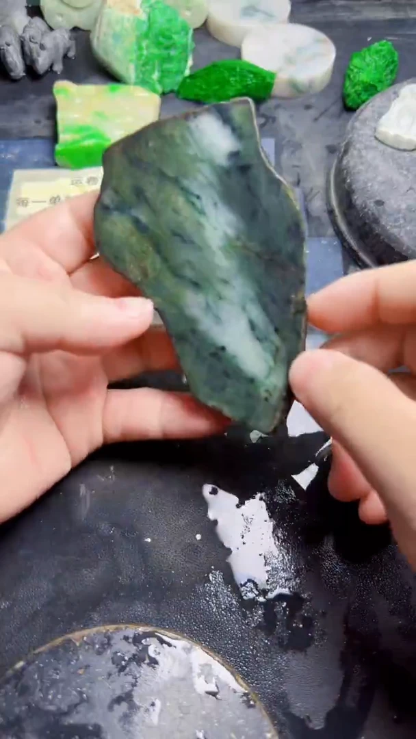 未镶嵌挂件翡翠天然翡翠053