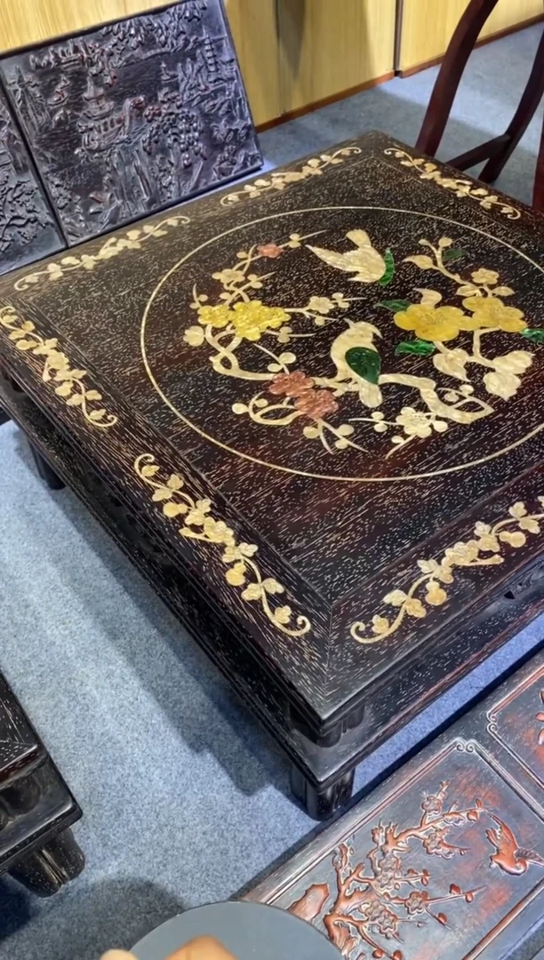 香榧木没***字紫檀拆件雕刻板以直播间实物为准微瑕老物件