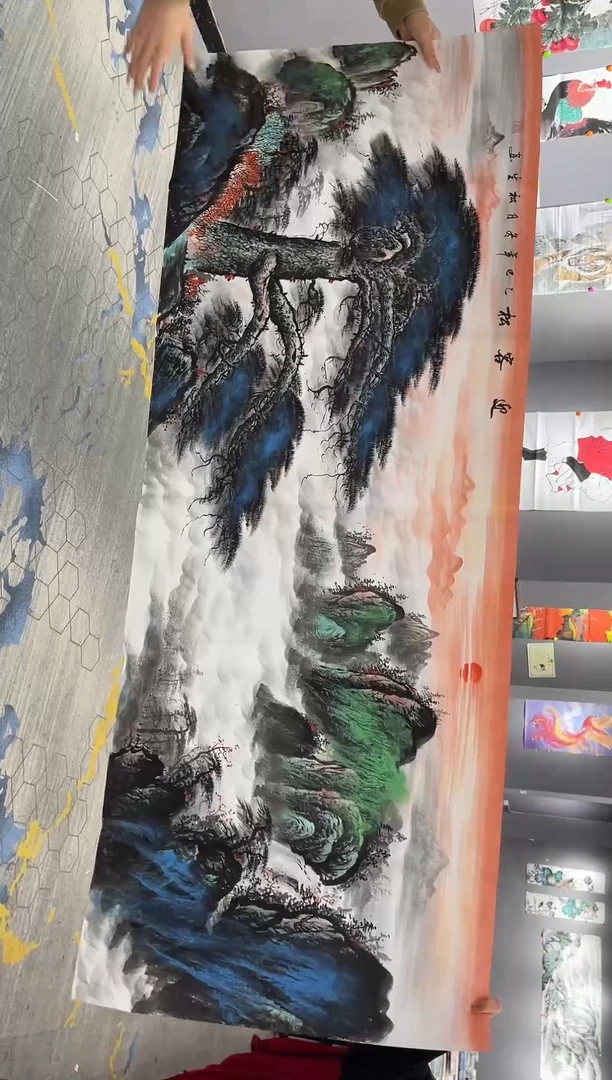 竖款年画艺术作品欣赏D20