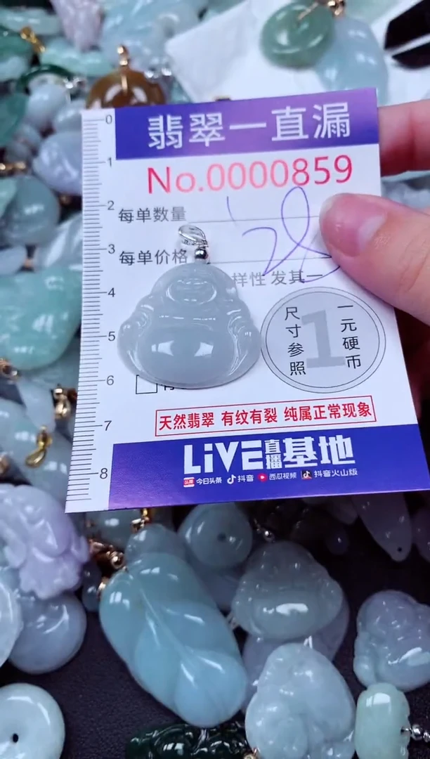 吊坠(不含链)未镶嵌翡翠859