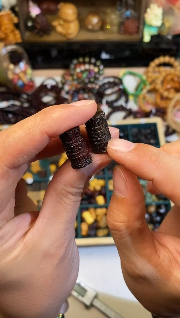 非洲檀香手串/手链桶珠发2