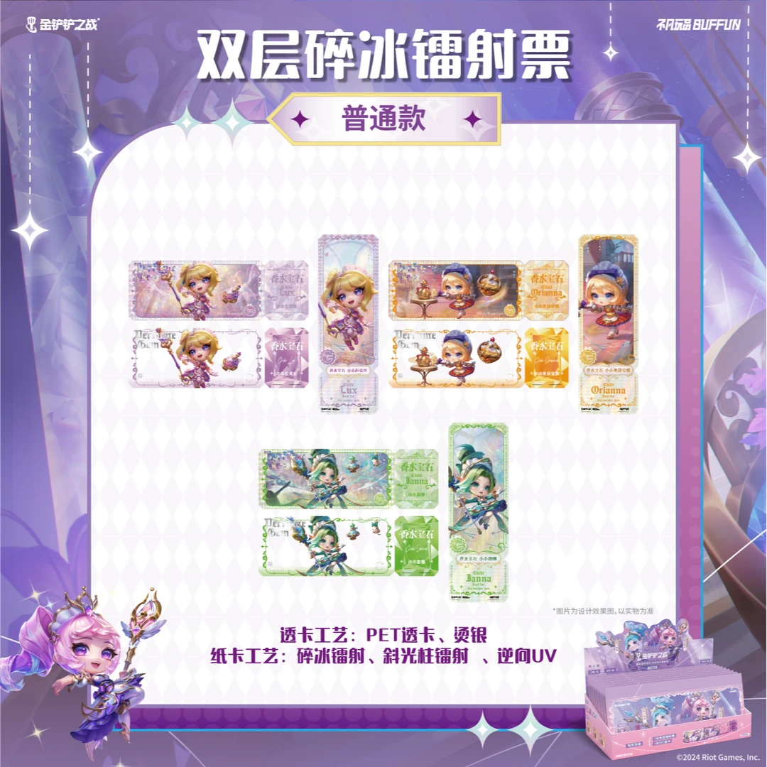 不凡玩品香水宝石系列- 香水宝石-双层碎冰镭射票【代拆】