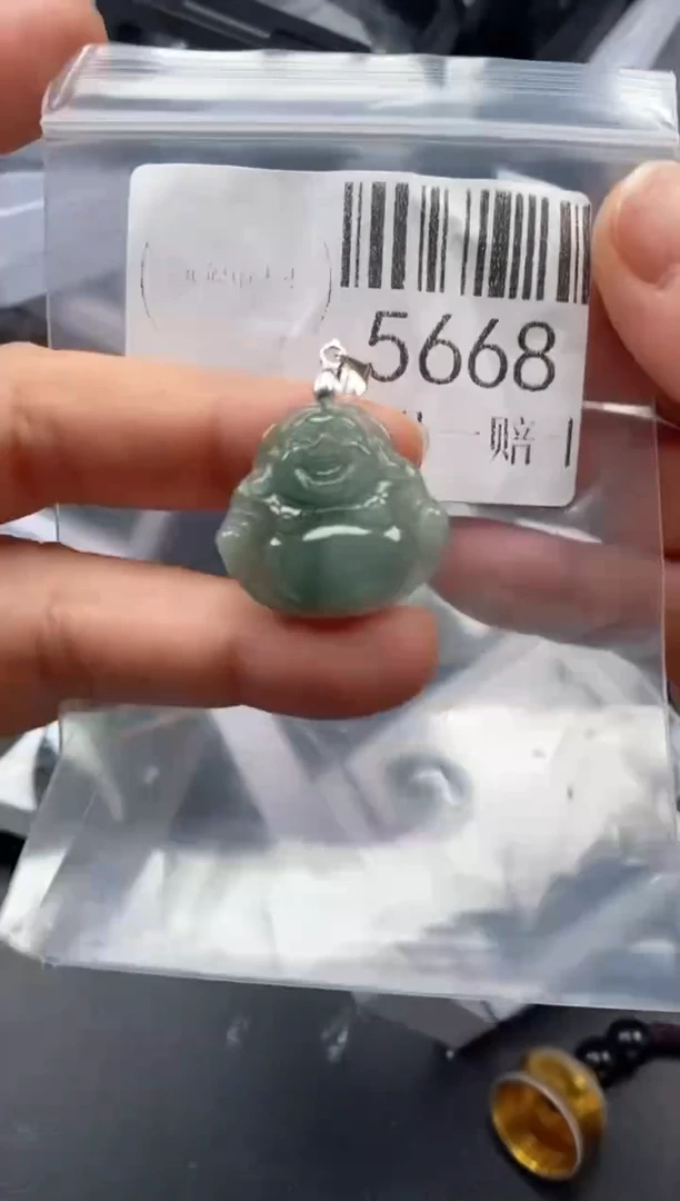 翡翠未镶嵌吊坠(不含链)5668