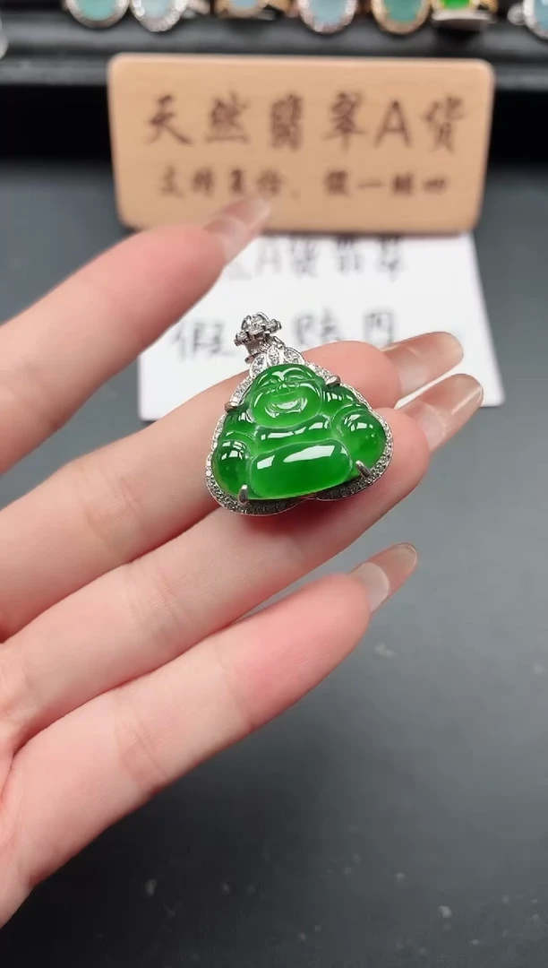 银S925镶嵌戒指翡翠111