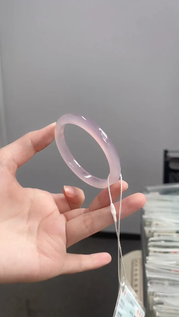 手镯玛瑙/玉髓未镶嵌56紫霞