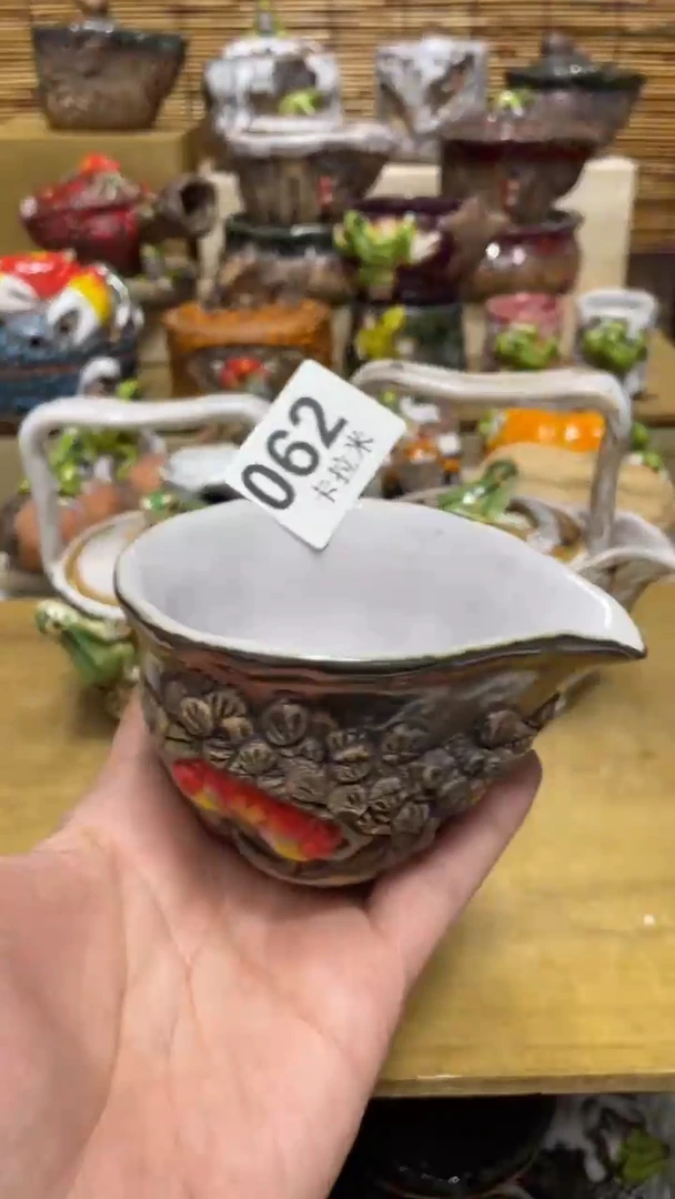润****5062精美粗陶手工柴烧