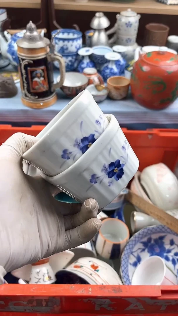 瓷片奈*英歌瓷器满19.9包邮