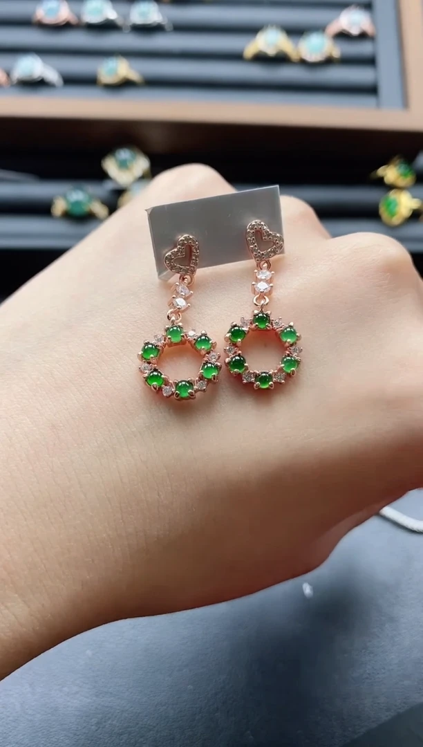 【闪购商品】翡翠戒指银S925镶嵌15151