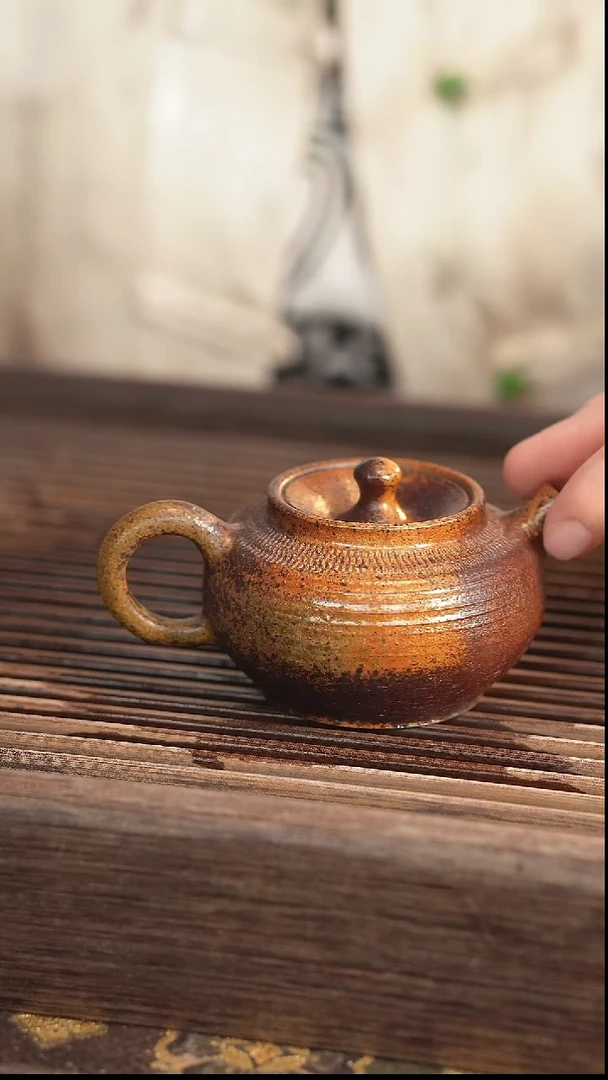 茶壶紫砂原矿手工制作19号 130cc