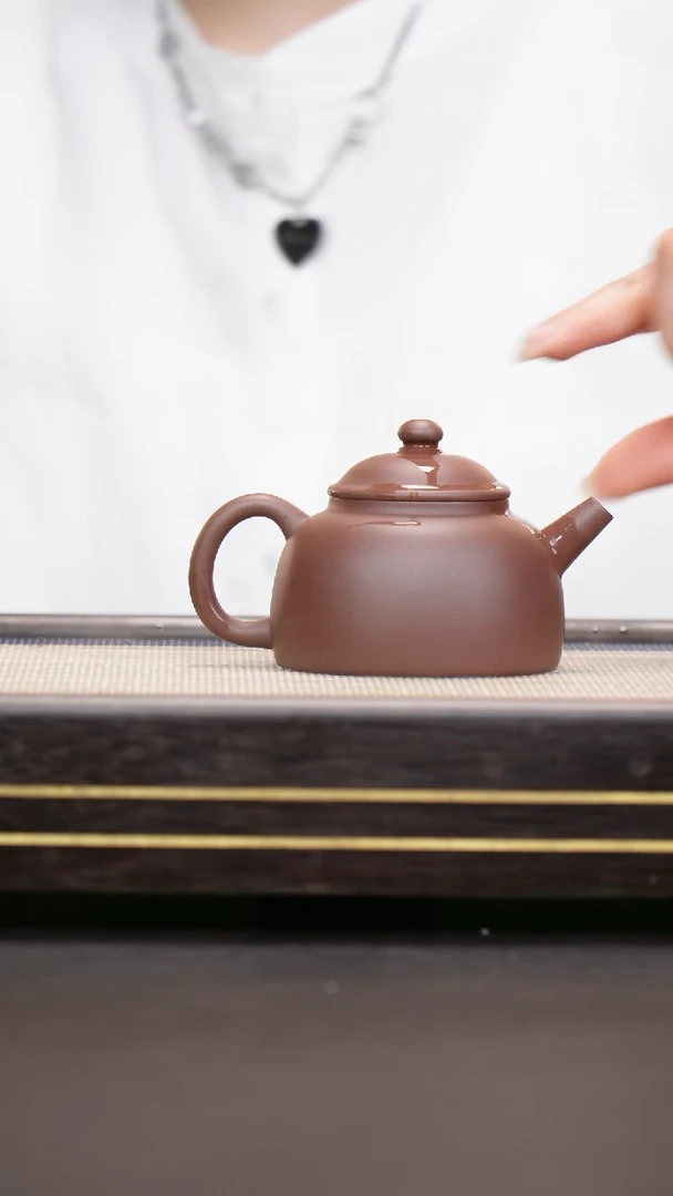 茶壶紫砂老紫泥 百纳