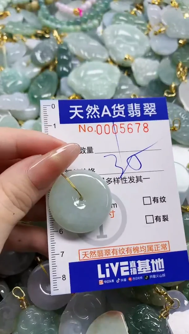 颈饰未镶嵌翡翠天然A货翡翠