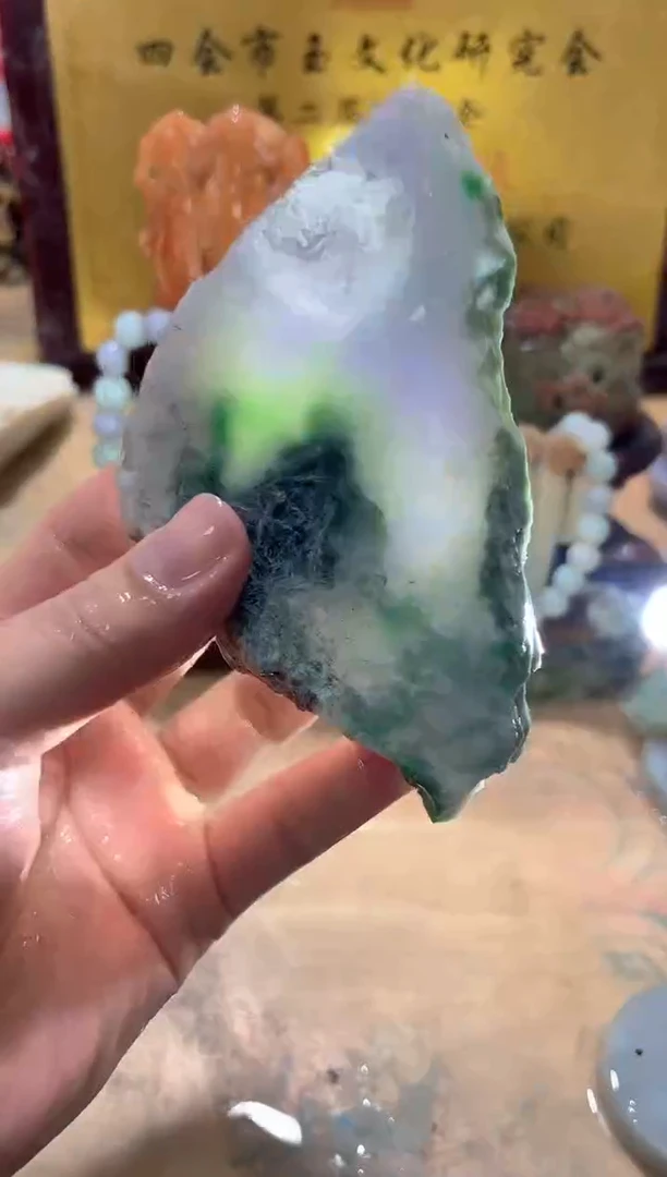 未镶嵌挂件翡翠A货常星6995