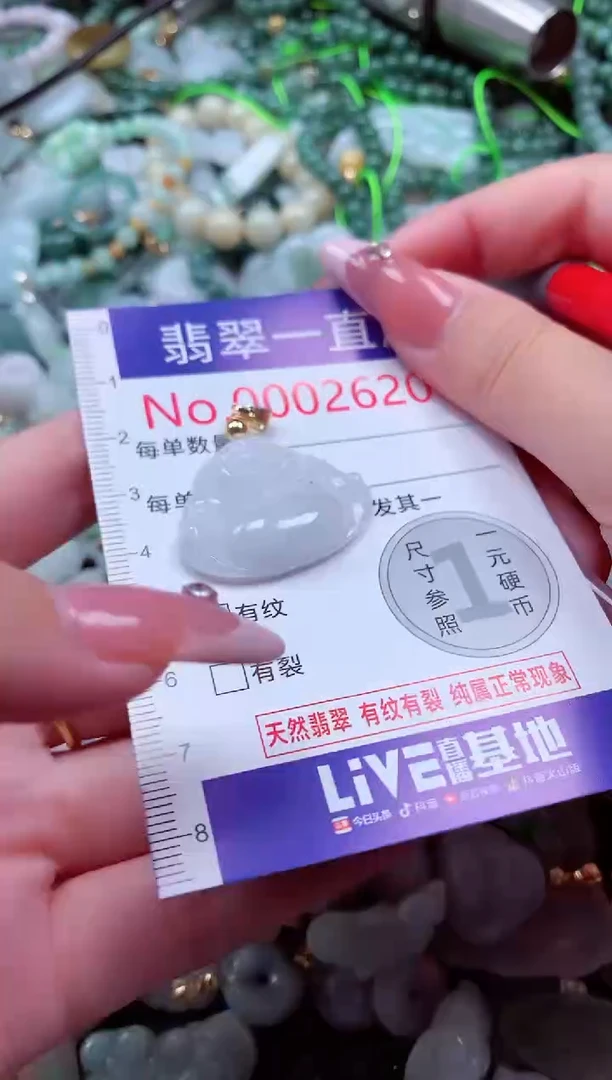 翡翠未镶嵌吊坠(不含链)2620