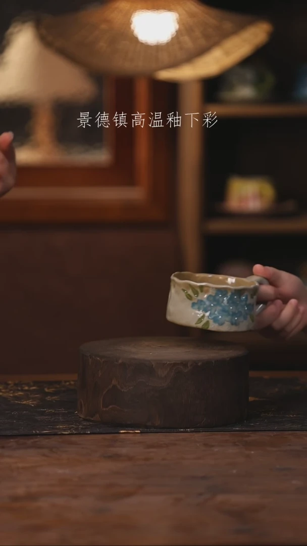 景德镇高温釉下手绘陶瓷277