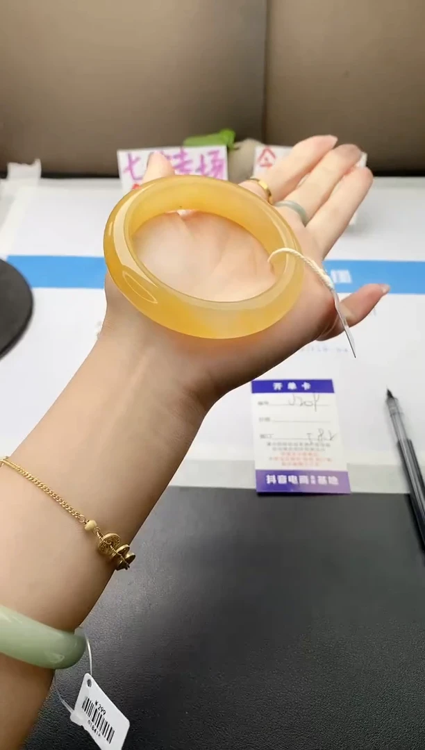 未镶嵌手镯石英质玉j209-HA多样性发货58+