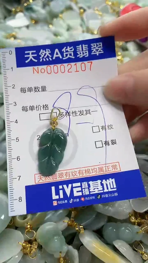 颈饰未镶嵌翡翠天然A货翡翠