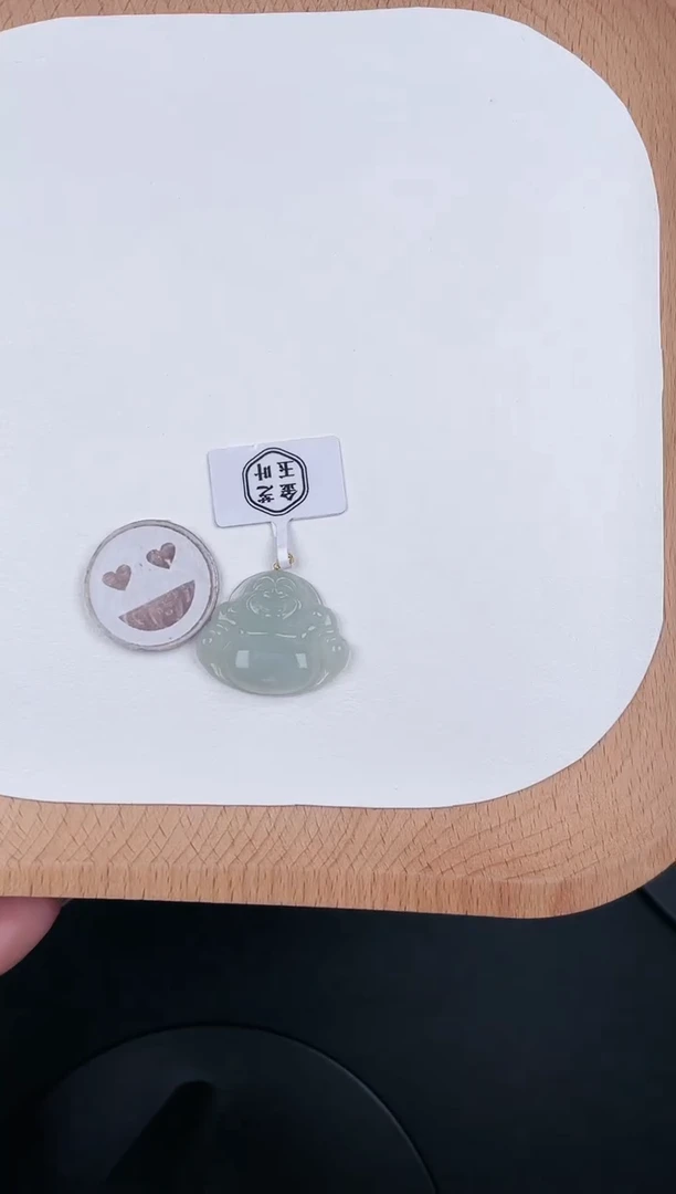 翡翠未镶嵌吊坠(不含链)孤品-17