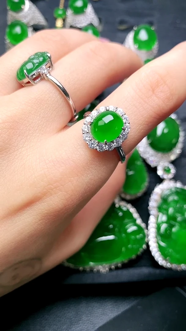 【闪购商品】翡翠戒指未镶嵌女戒