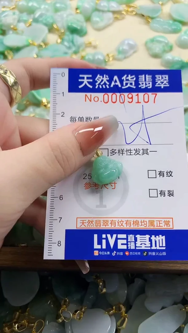 颈饰未镶嵌翡翠天然A货翡翠