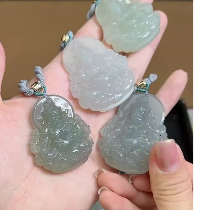 菲菲珠宝好*35590和田玉吊坠约54.5*45mm-多样性发一