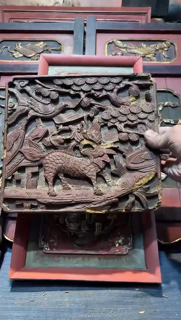 【闪购商品】香樟木老木雕老物件