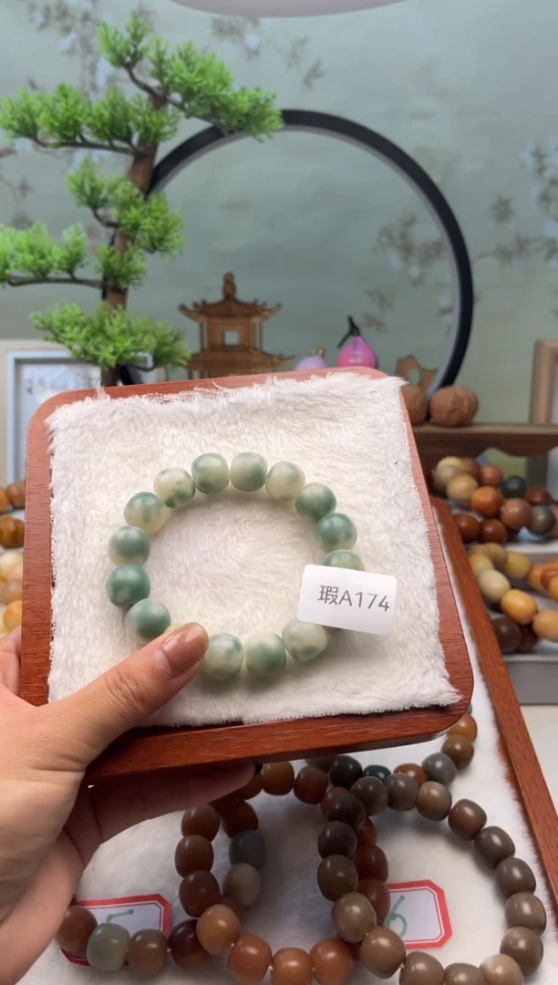 【闪购商品】菩提根/象牙果手串桶珠13mm瑕a