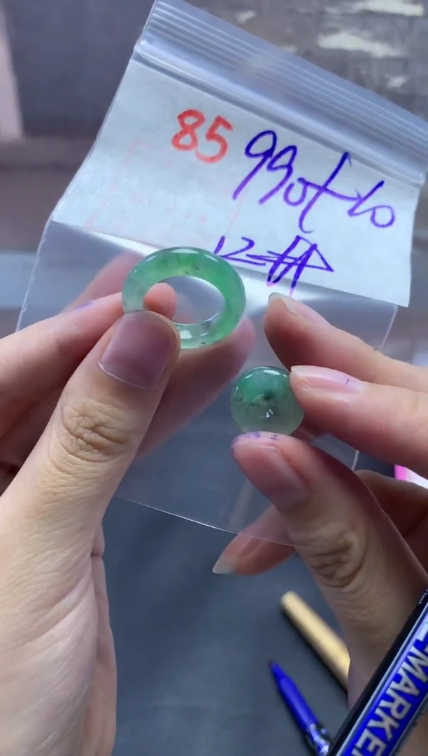 未镶嵌定制翡翠戒圈12#1000毛货需精细抛光