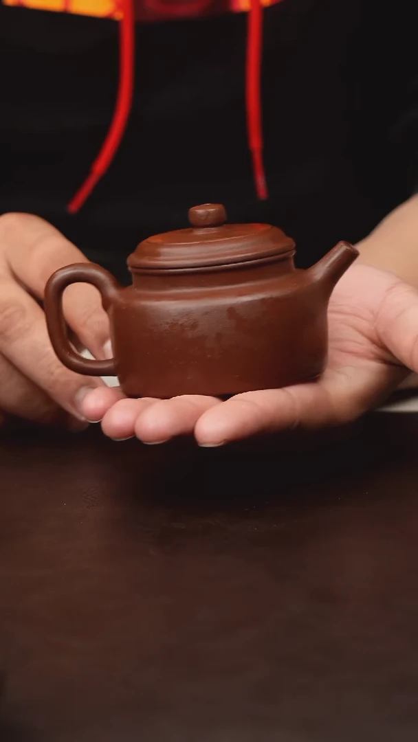 茶壶紫砂原矿紫砂壶-150cc德钟
