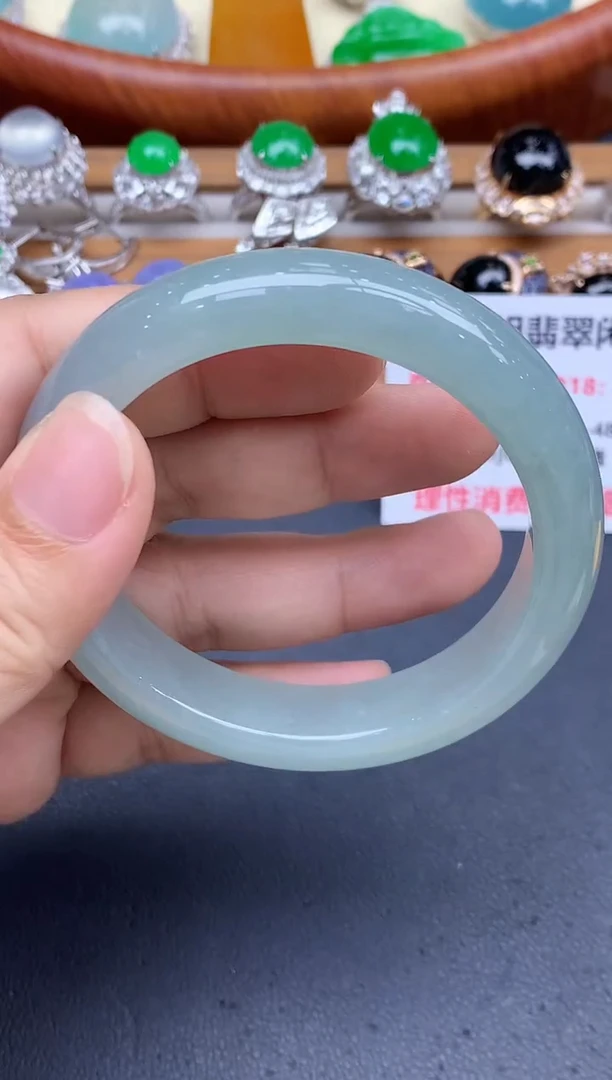 未镶嵌手镯翡翠588-中国好珍宝