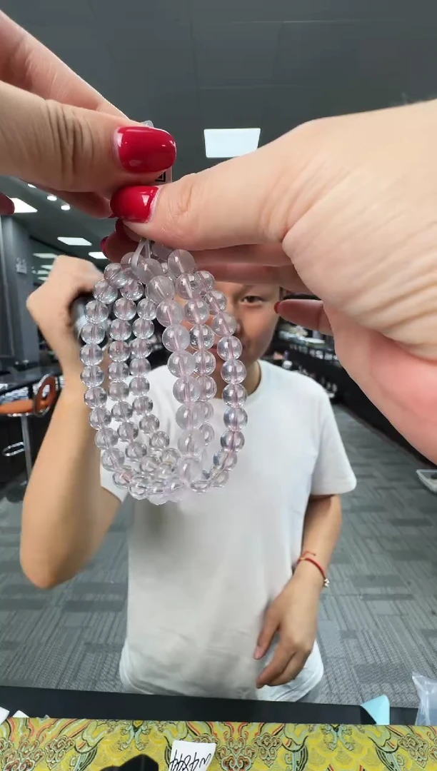 水晶手链未镶嵌6665CK 约8mm多样式发一件