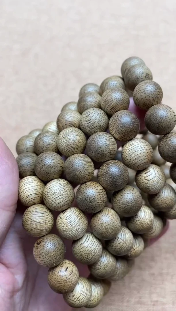 沉香手串文莱金星蛇皮纹1.1+圆珠单圈多样性发其一