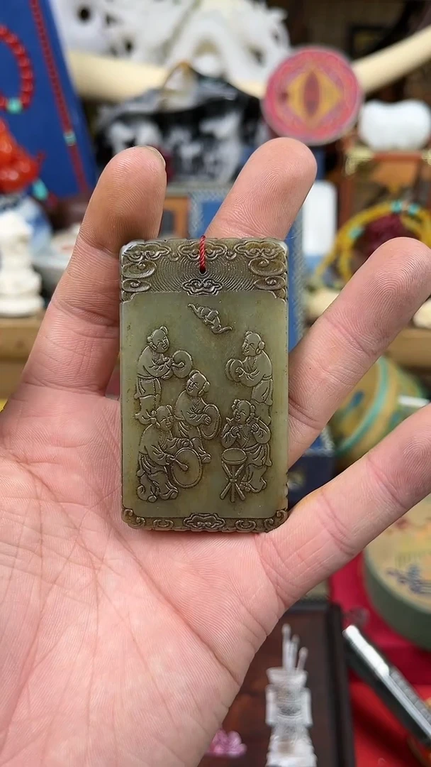 【闪购商品】和田玉颈饰未镶嵌 糖果果果果果果果链接