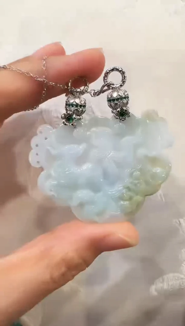 颈饰未镶嵌翡翠国风