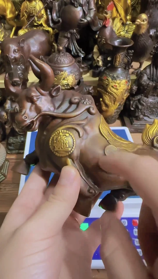 老黄黄铜摆件装饰品