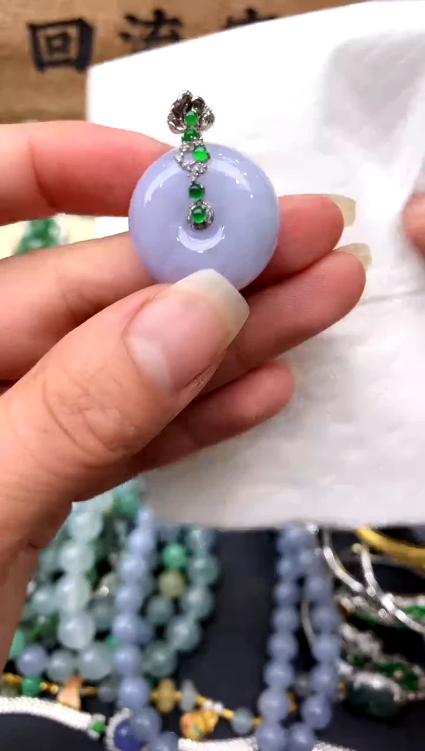 【闪购商品】翡翠颈饰18K金镶嵌255-中国好珍宝