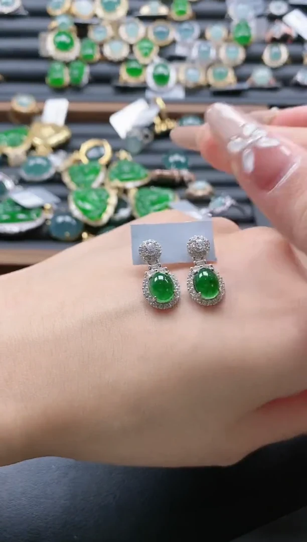 【闪购商品】翡翠戒指银S925镶嵌51511